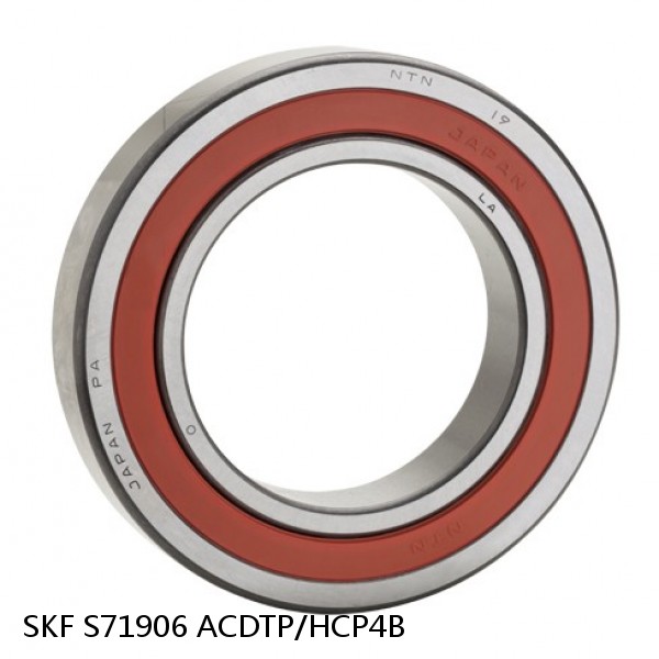 S71906 ACDTP/HCP4B SKF High Speed Angular Contact Ball Bearings