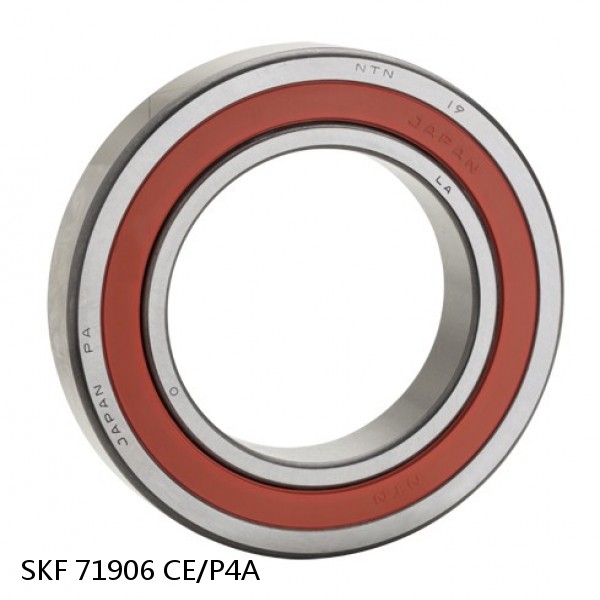 71906 CE/P4A SKF High Speed Angular Contact Ball Bearings