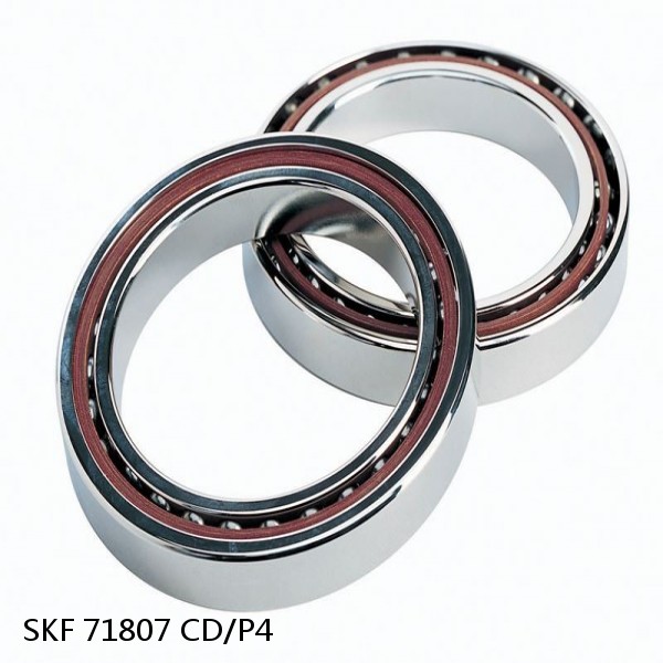 71807 CD/P4 SKF High Speed Angular Contact Ball Bearings