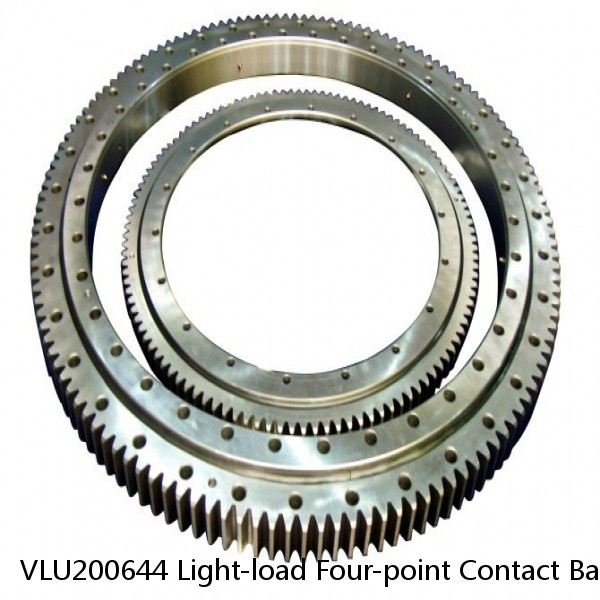 VLU200644 Light-load Four-point Contact Ball Slewing Bearing